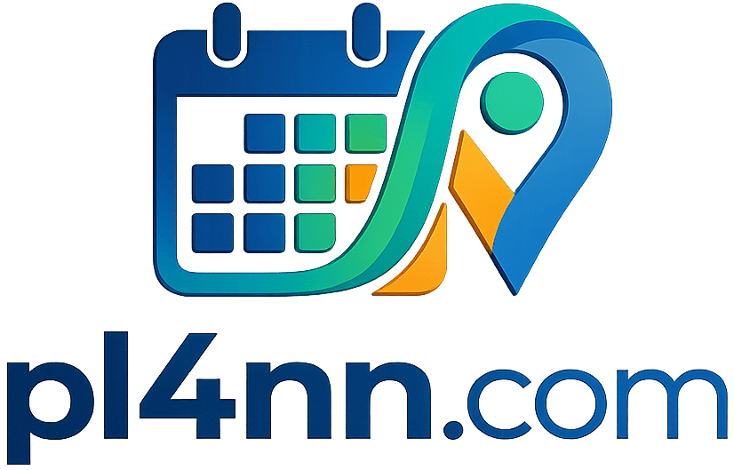 Pl4nn — logotipo con el símbolo de encendido como letra O